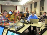 32 Nico, Hugo, Rein en een gast.
